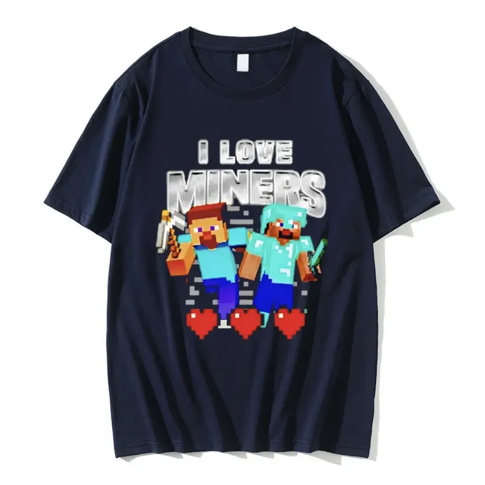 I Love Miners Print Tshirt