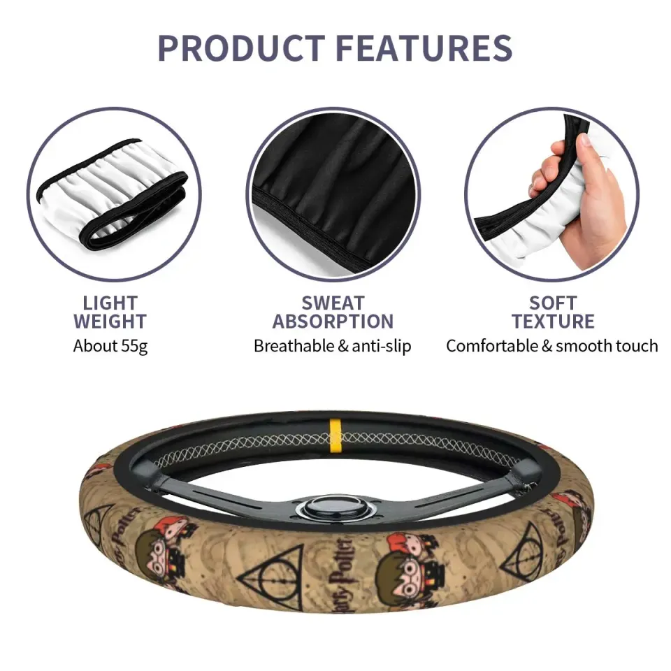 Harry Potters Car Steering Wheel Cover