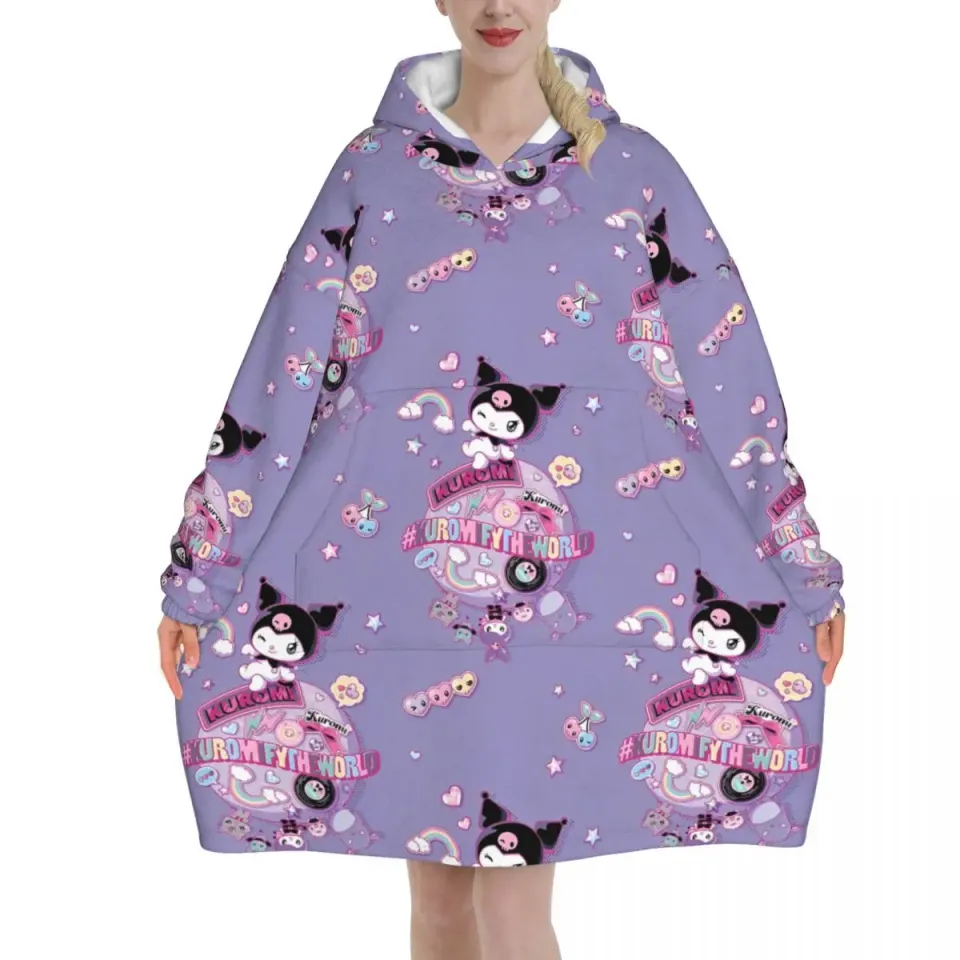 Melody And Kuromi Blanket Hoodie