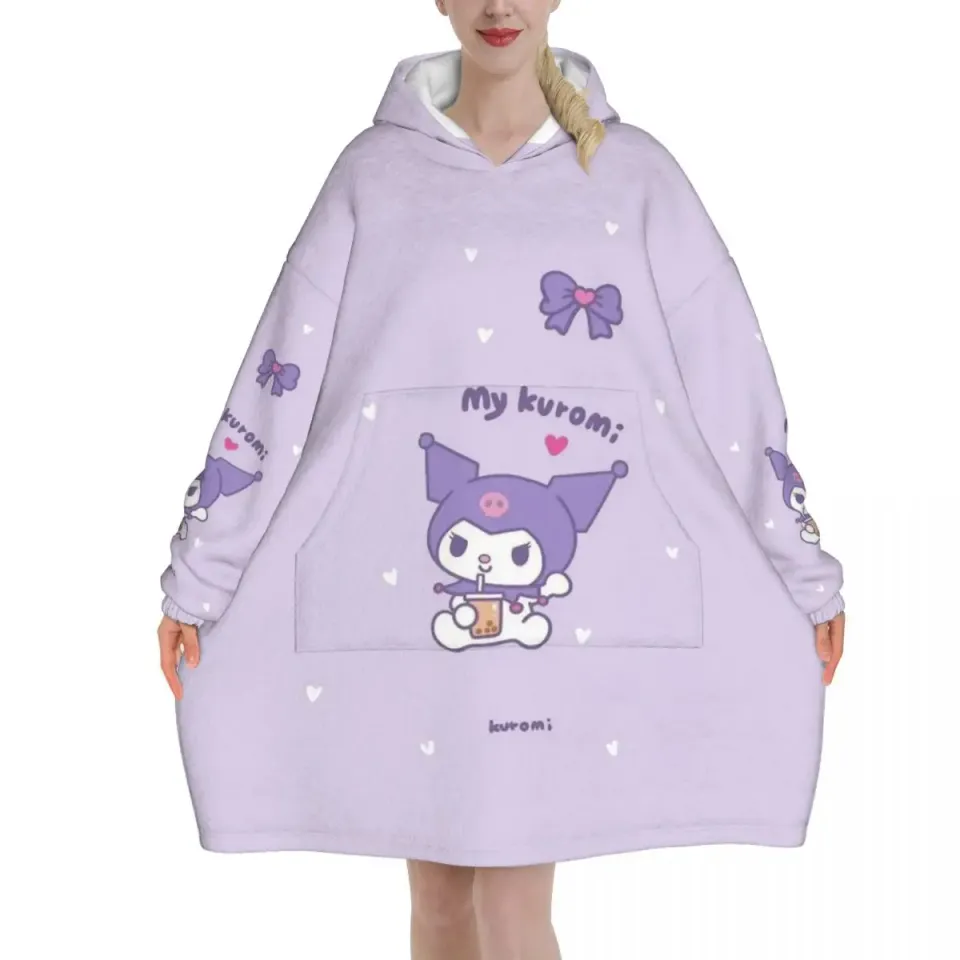 Melody And Kuromi Blanket Hoodie