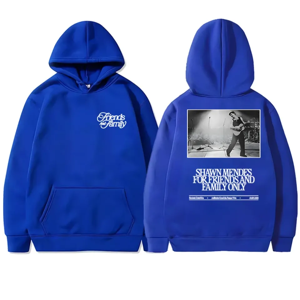 Shawn Mendes Tour 2025 Merch Double Sided Graphics Hoodies
