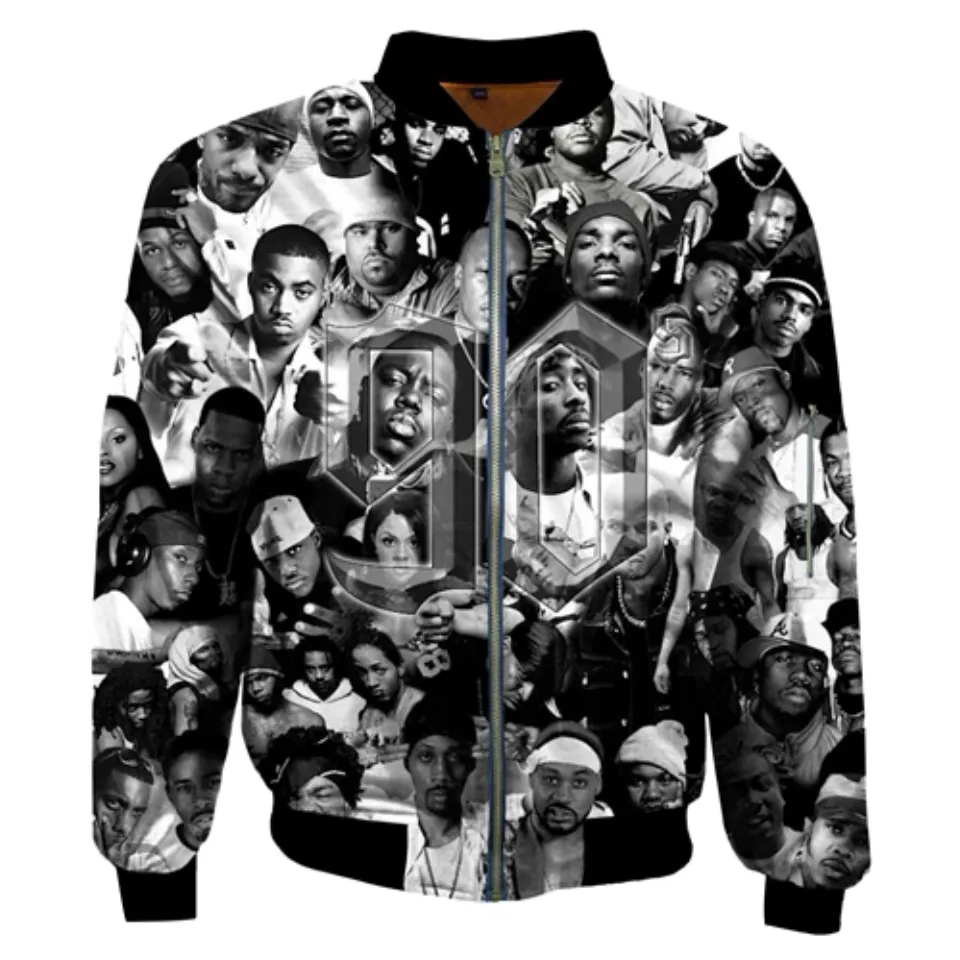 Tupac Collage Bomber Jacket, 2pac Tupac Bomber Jacket