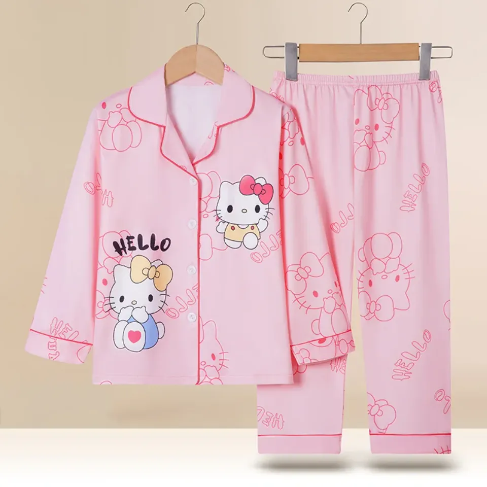 Autumn Sanrioed Children's Pajamas Sets