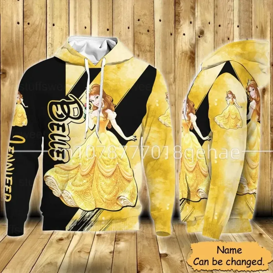 Disney Belle Princess 3D Hoodie