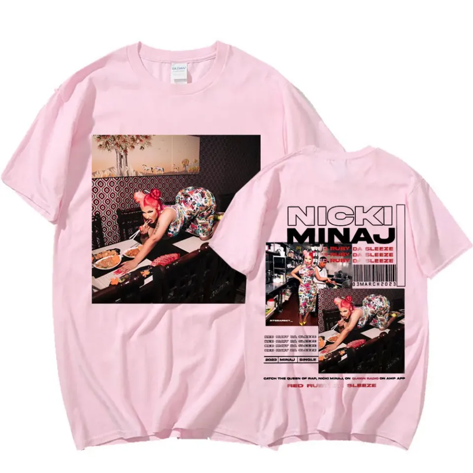 Rapper Nicki Minaj Music Album Red Ruby Da Sleeze T Shirt