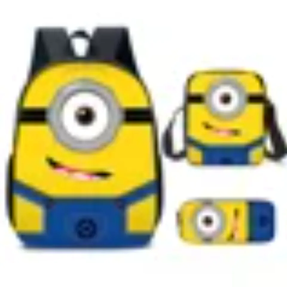 Minion Shool Backpack, Shoulder Bag, Minion Lover Gift, Back to School Gift