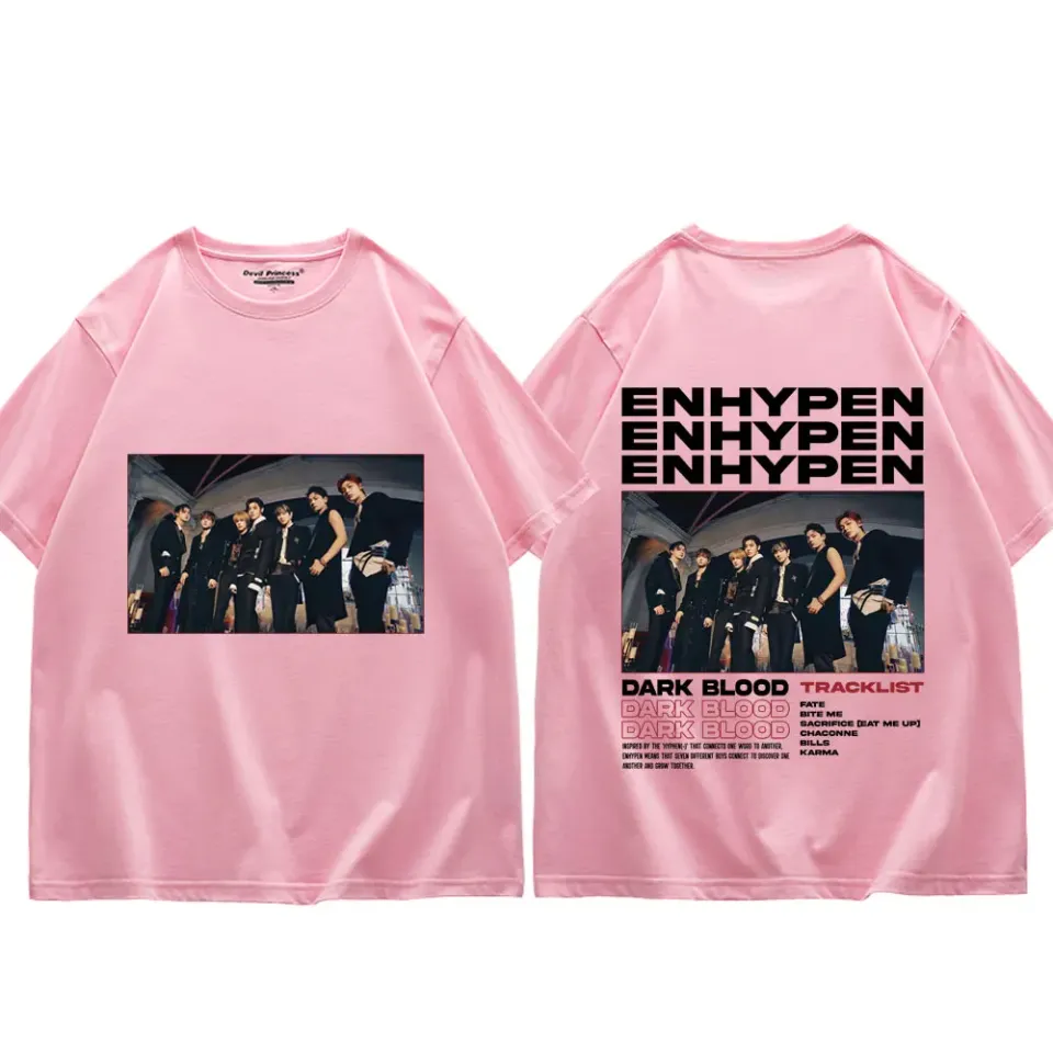 Enhypen Boy Band Graphic T Shirts