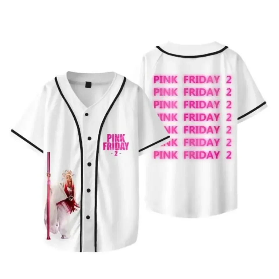 Nicki Minaj Pink Friday 2 Tour Baseball Shirt