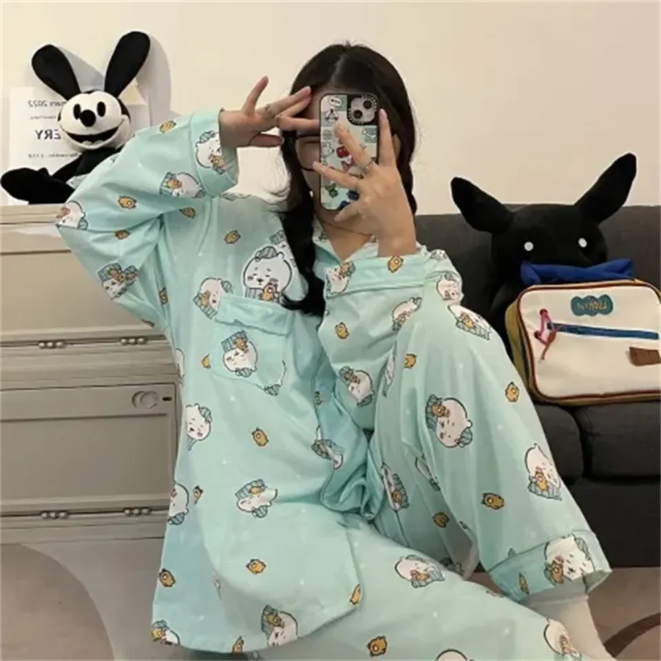 Cartoon Sanrios Hello Kitty Pajamas Sets