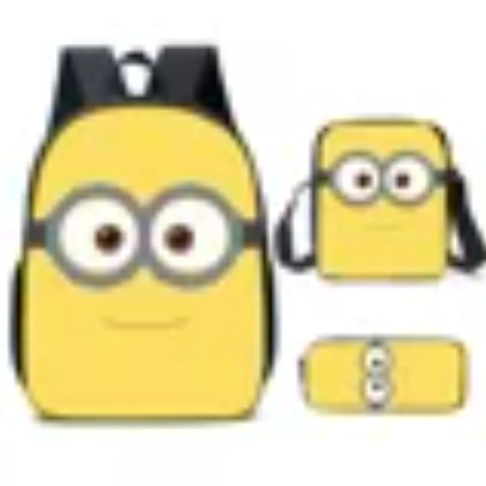 Minion Shool Backpack, Shoulder Bag, Minion Lover Gift, Back to School Gift