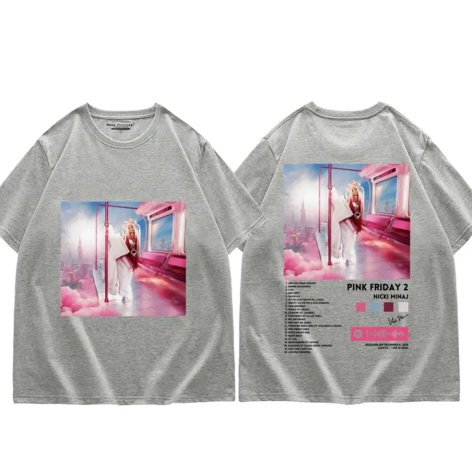 Singer Nicki Minaj Album Pink Friday 2 Graphic T Shirts