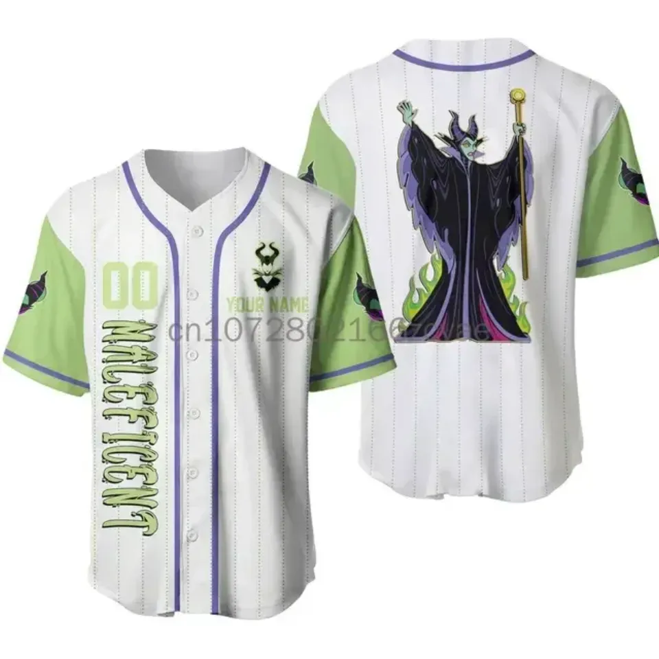 Disney Villain Maleficent Baseball Shirt