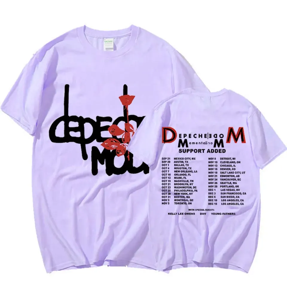 Rock Band Depeche Cool Mode Memento Mori Graphic T Shirts