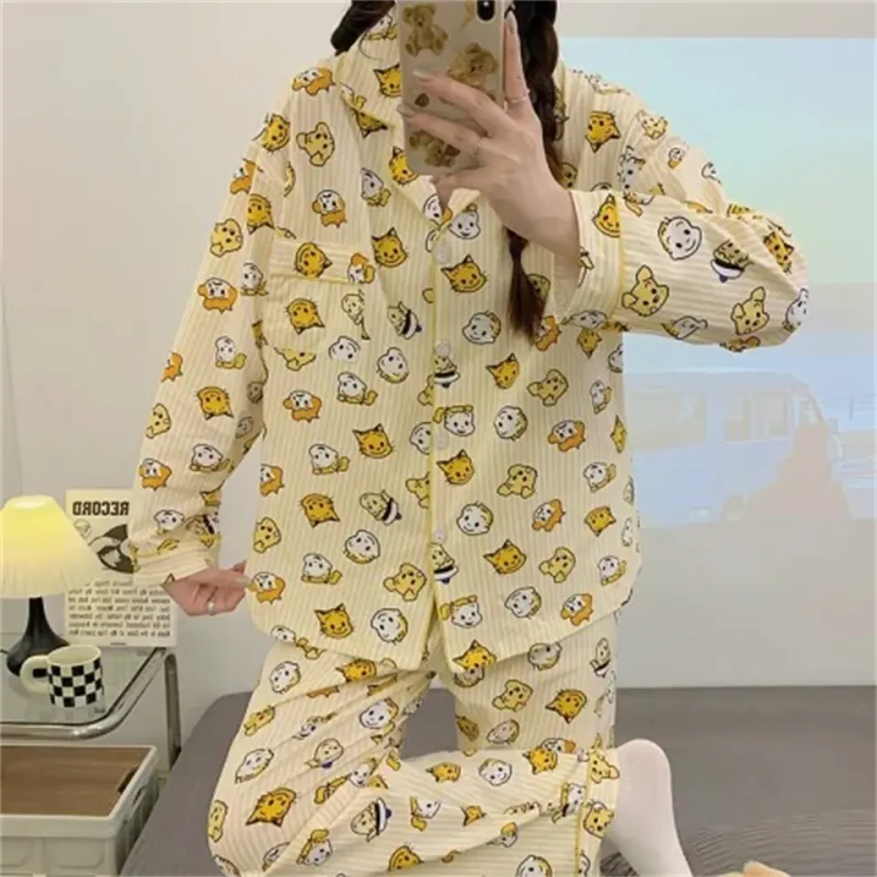 Cartoon Sanrios Hello Kitty Pajamas Sets