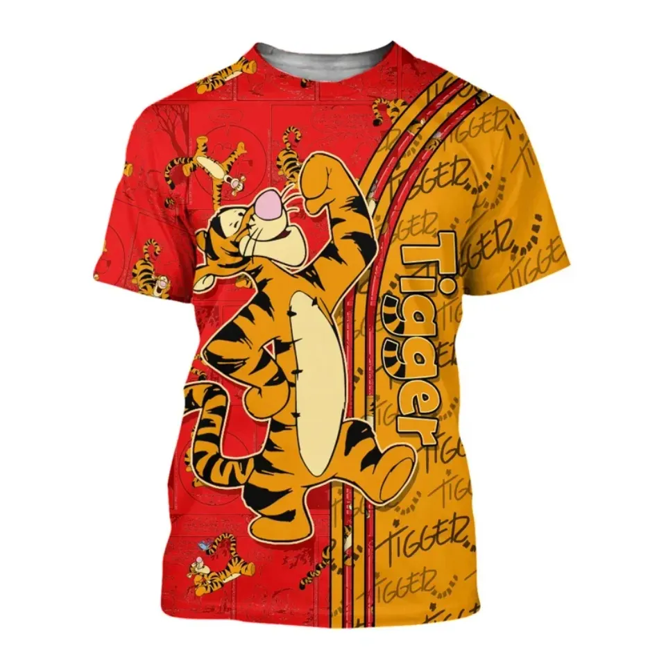 Winnie the Pooh Tigger Disney Shirt, Disney 3D Printed Shirt