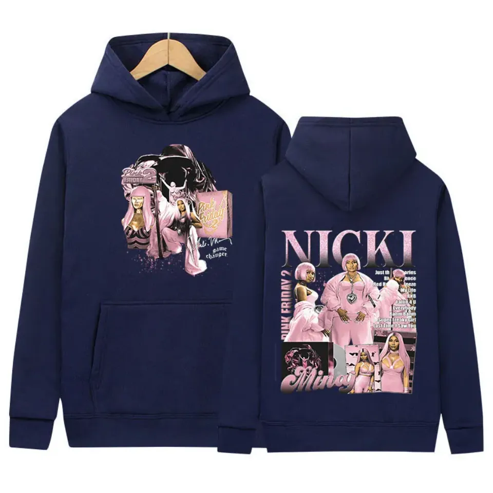 Rapper Nicki Minaj Pink Friday 2 Print Hoodie