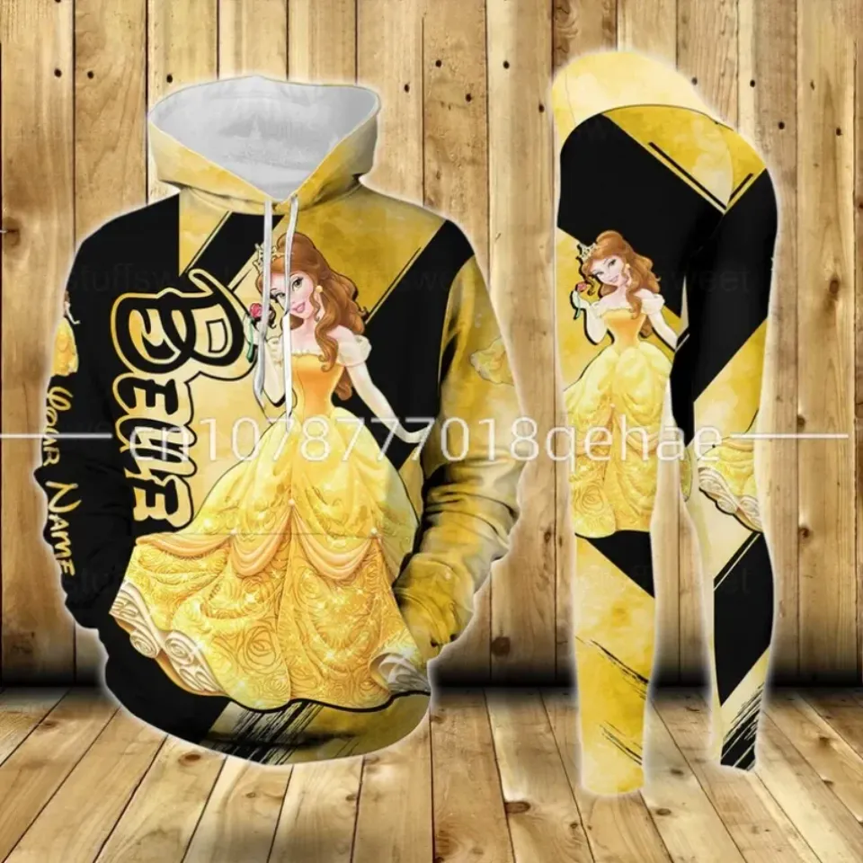 Disney Belle Princess 3D Hoodie