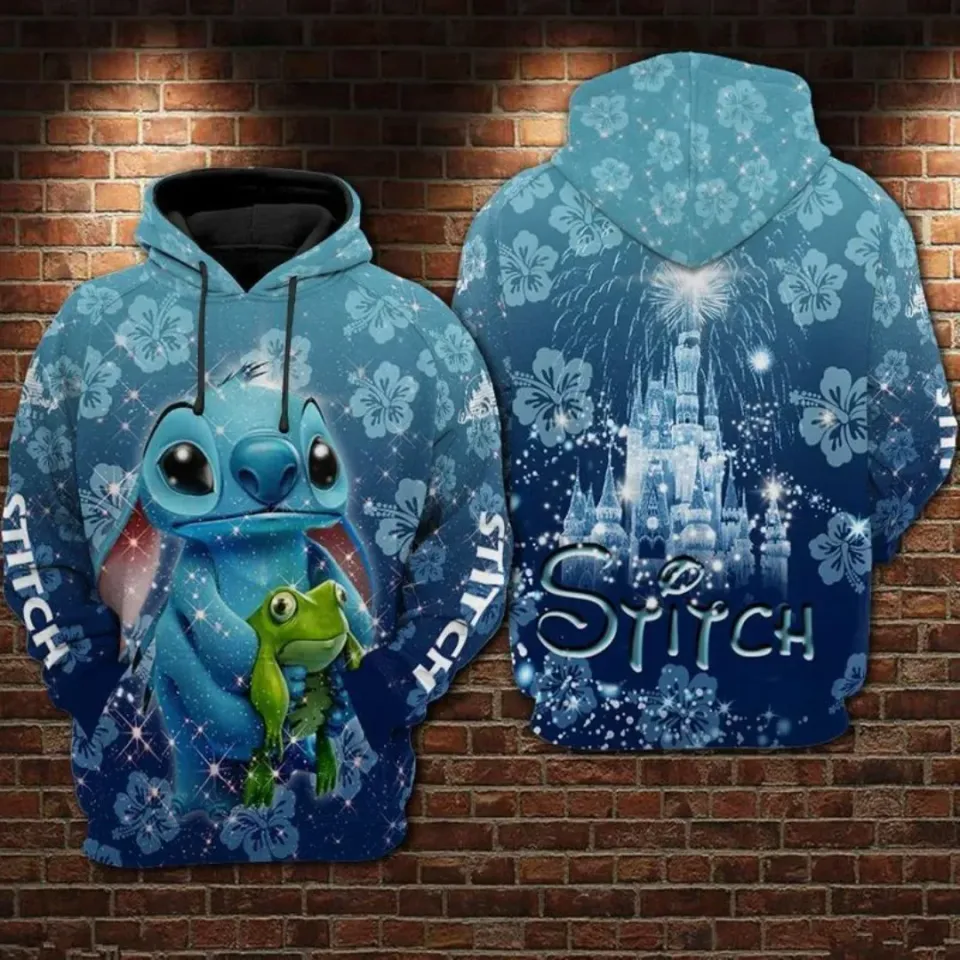 Disney Stitch 3D Printing Hoodie