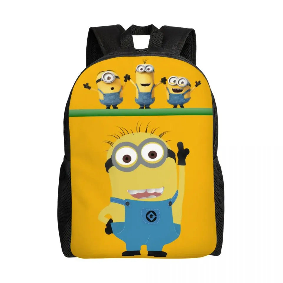 Minion Shool Backpack, Shoulder Bag, Minion Lover Gift, Back to School Gift