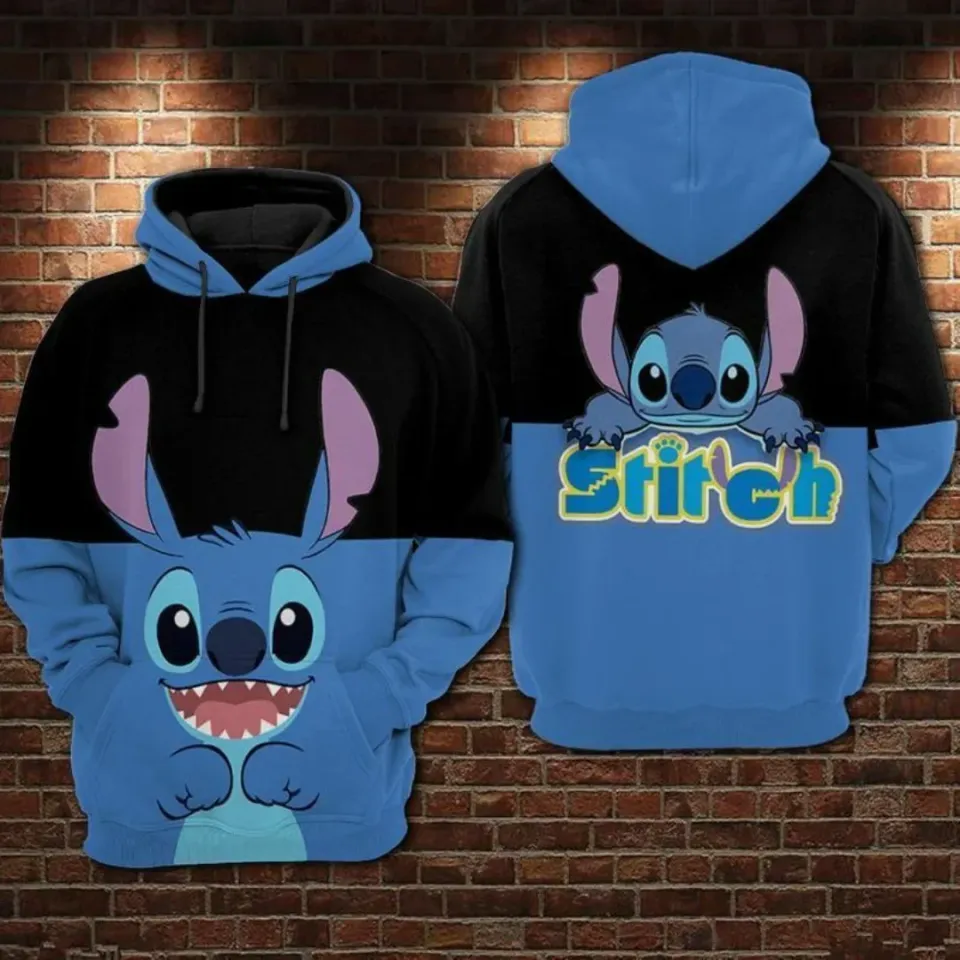 Disney Stitch 3D Printing Hoodie