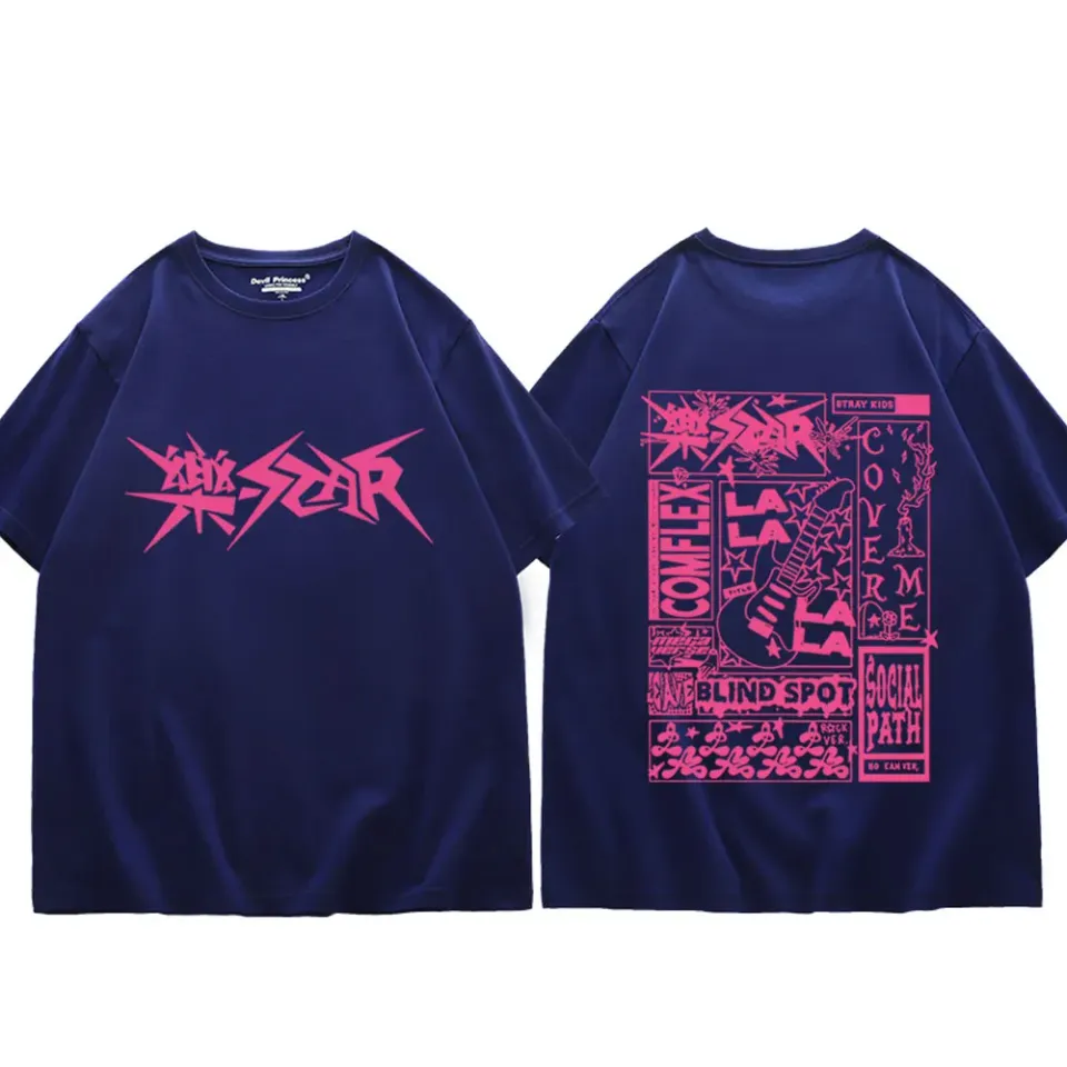 Stray Kids Rock Star Album Graphic T Shirts