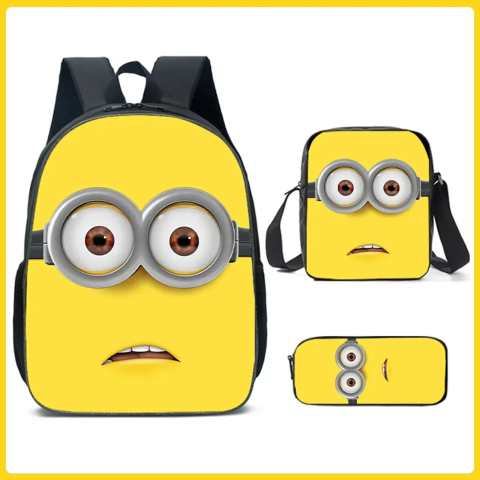 Minion Shool Backpack, Shoulder Bag, Minion Lover Gift, Back to School Gift