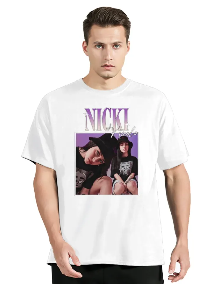 Nicki Nicole Rap Fashion Model Cool T-Shirt Men Nicki Minaj Singer