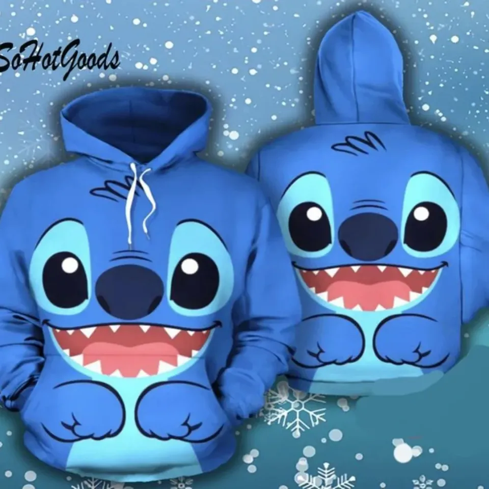 Disney Stitch 3D Printing Hoodie