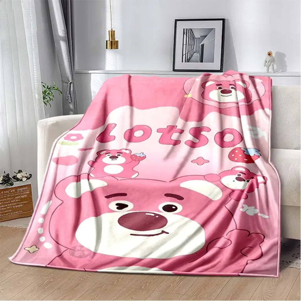 Warm Soft Disney Lotso Huggin Bear Custom Blanket