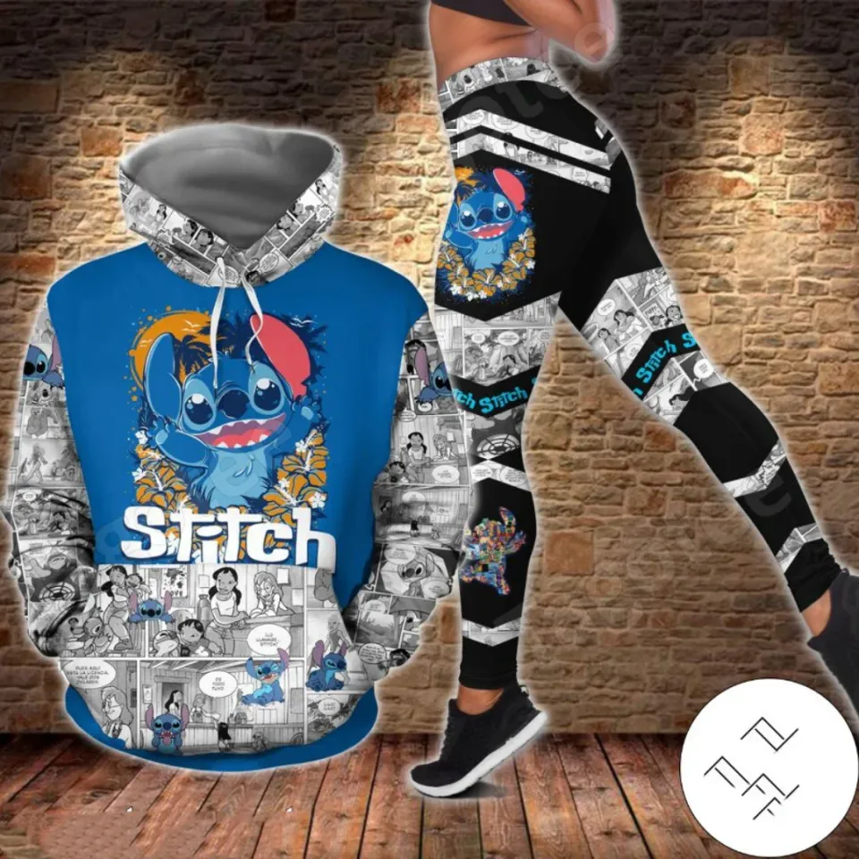 Custom Stitch 3D Hoodie and Leggings Set