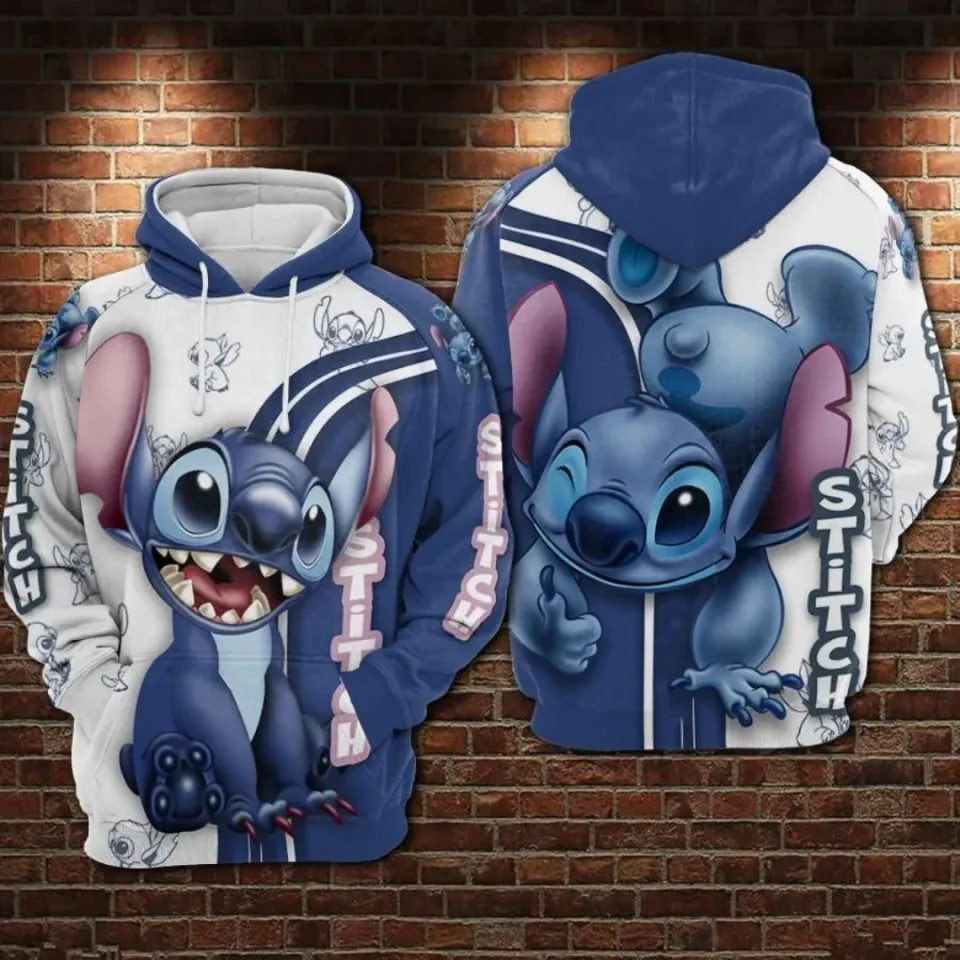 Disney Stitch 3D Printing Hoodie