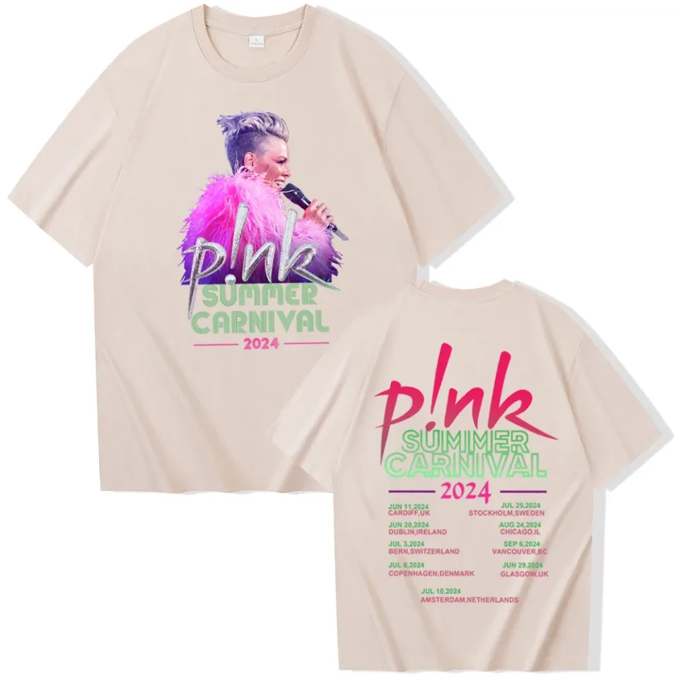 Pink Singer Summer Carnival 2024 Tour Shirt Concert 2024 P!nk Tee Shirt