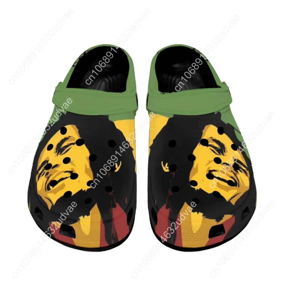 Rapper Bob Marley Clogs Shoes