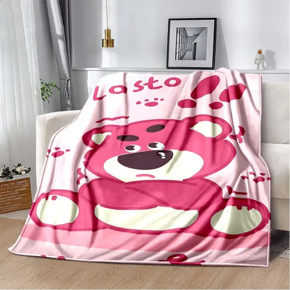 Warm Soft Disney Lotso Huggin Bear Custom Blanket