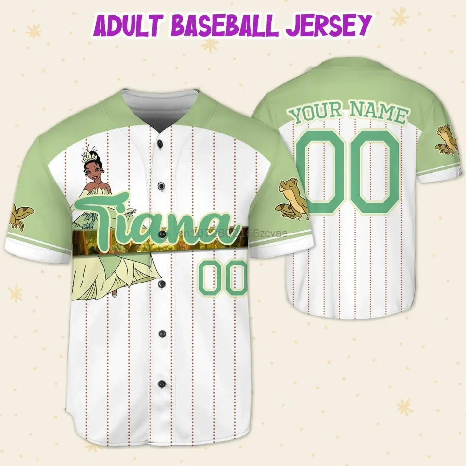 Disney Princess Tiana Baseball Jersey