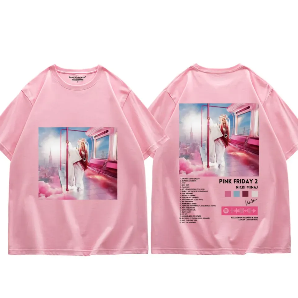 Singer Nicki Minaj Album Pink Friday 2 Graphic T Shirts