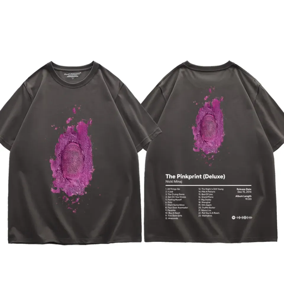 Singer Nicki Minaj Music Album Print T Shirt