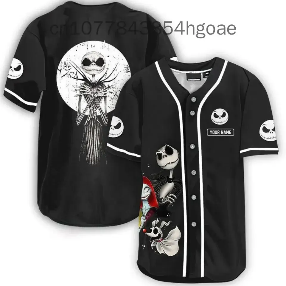 2024 Disney Jack Skellington And Sally baseball jersey