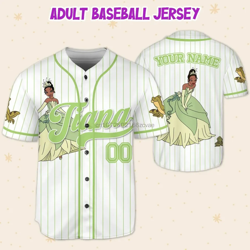 Disney Princess Tiana Baseball Jersey