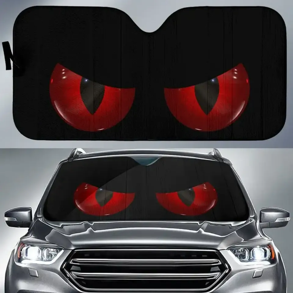 Sunshades Reflector Anti UV Protector Evil Eyes Car Sunshade