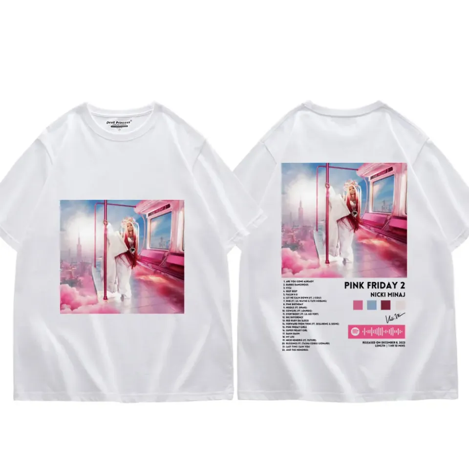 Singer Nicki Minaj Album Pink Friday 2 Graphic T Shirts