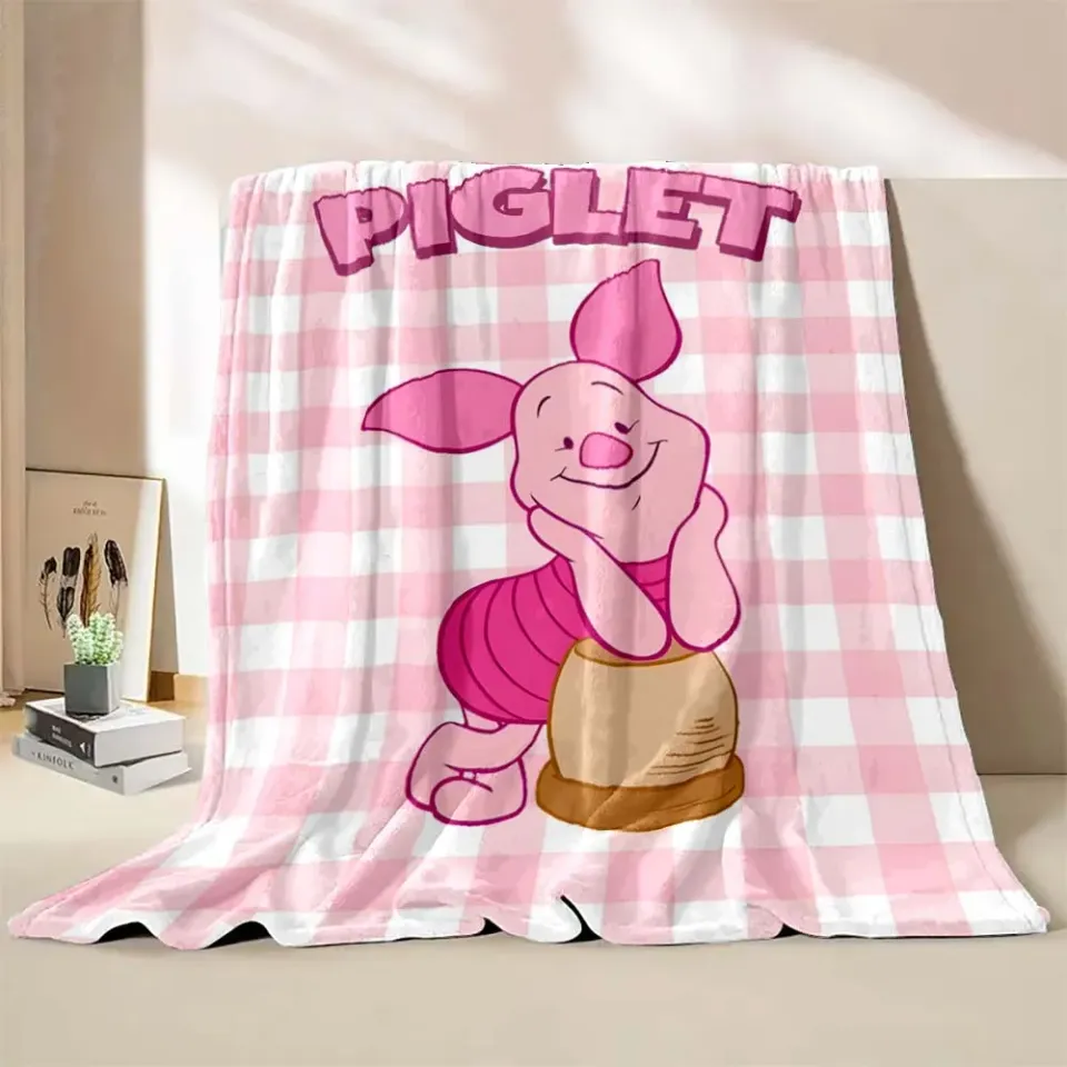 Disney Winnie The Pooh Piglet Print Blanket  Blanket
