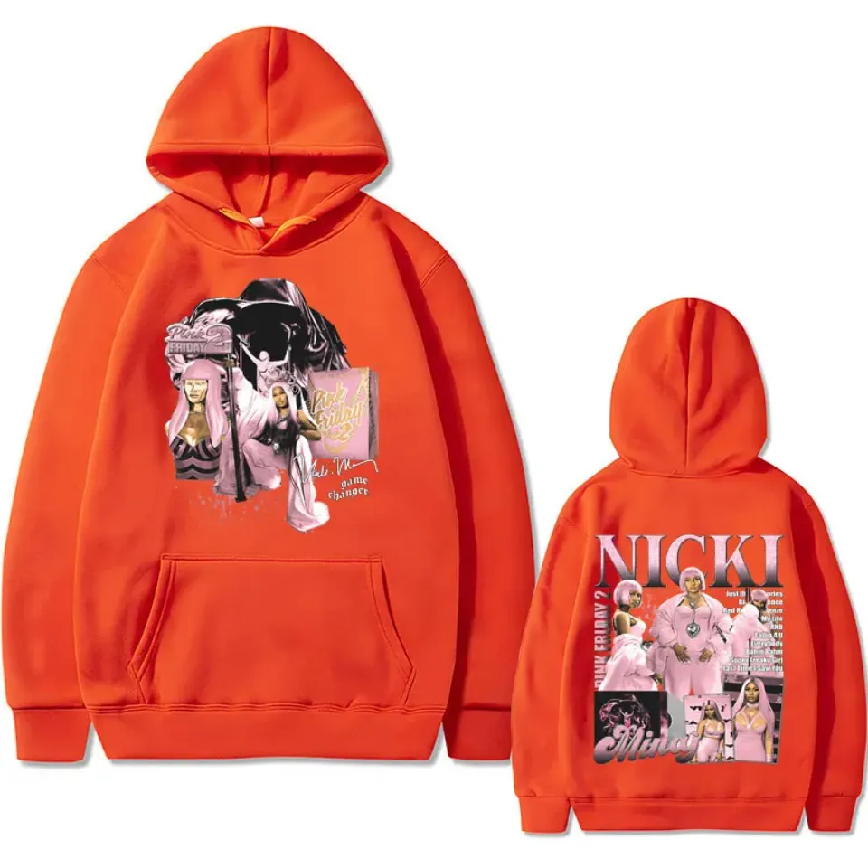Rapper Nicki Minaj Pink Friday 2 Print Hoodie