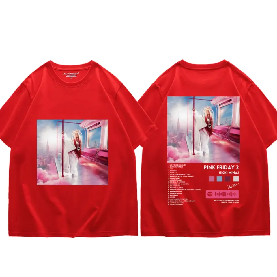 Singer Nicki Minaj Album Pink Friday 2 Graphic T Shirts
