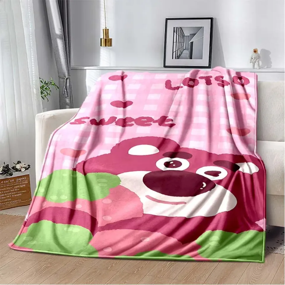 Warm Soft Disney Lotso Huggin Bear Custom Blanket
