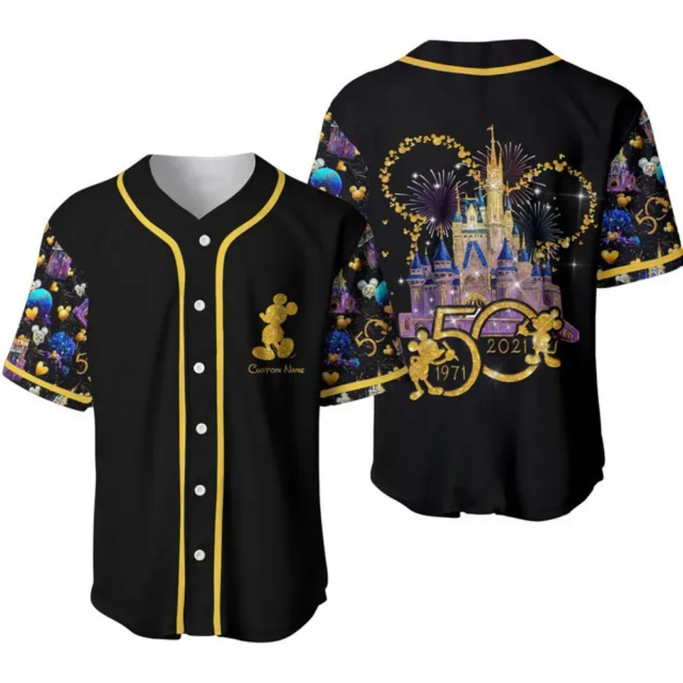 Disney Mickey baseball jersey