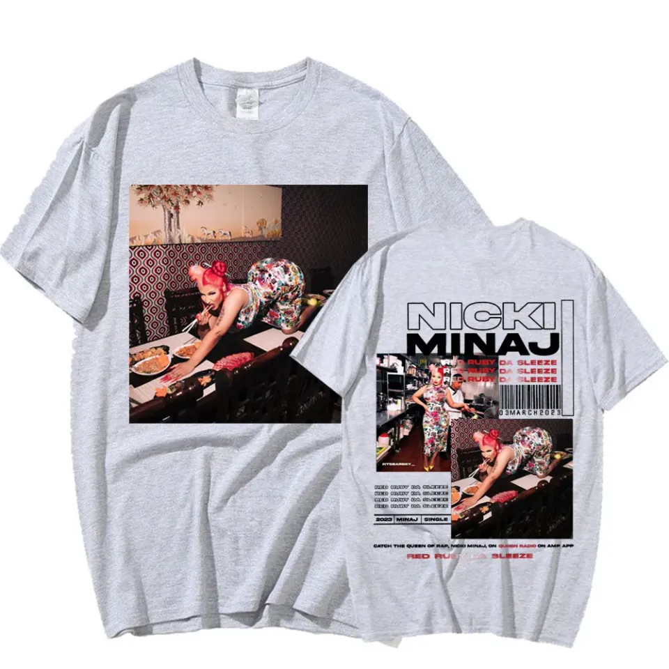 Rapper Nicki Minaj Music Album Red Ruby Da Sleeze T Shirt