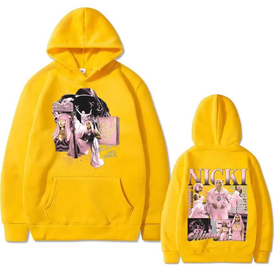 Rapper Nicki Minaj Pink Friday 2 Print Hoodie