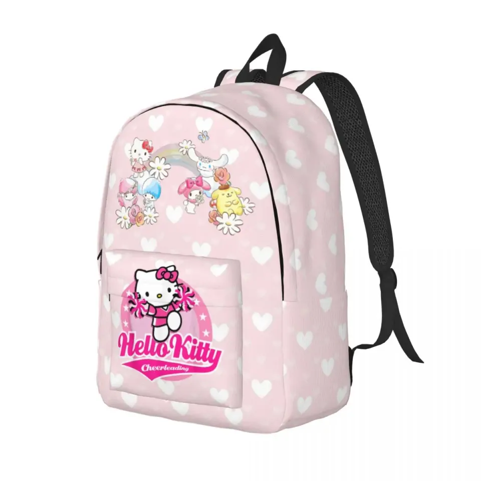 Hello Kitty, Little Twin Stars, My Melody, Purin Backpack, Sports High School Business Daypack for Men Women, College Canvas Bags