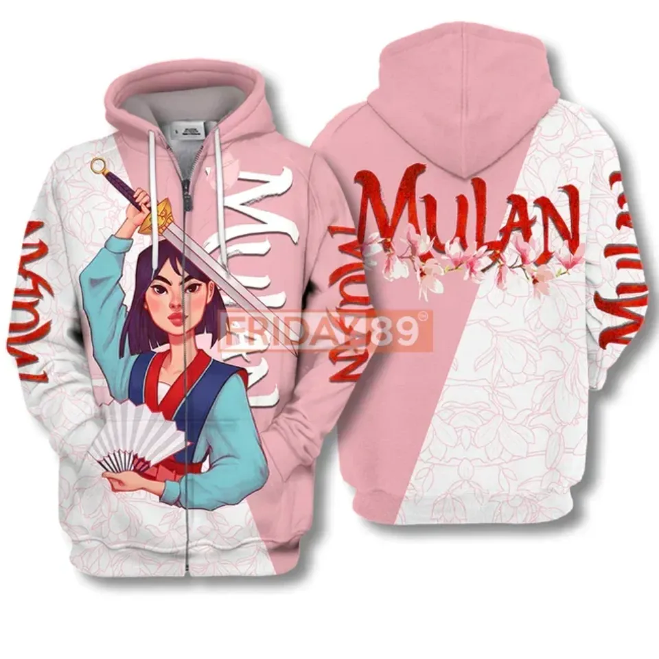 Disney Mulan 3D Hoodie Princess Mulan
